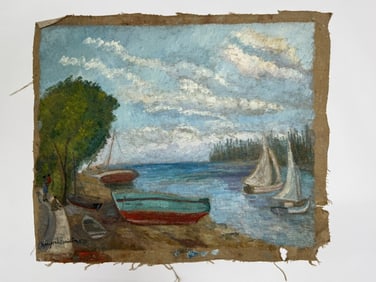 Hildegarde Hamilton (1898-1970) Oil/Canvas