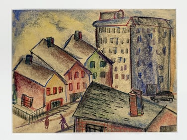 Rolph Scarlett (1889-1984) Pastel/Paper