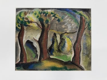 Rolph Scarlett (1889-1984) Pastel/board