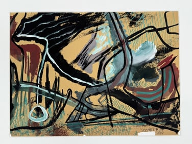 Rolph Scarlett (1889-1984) Gouache/Paper