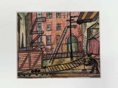 Rolph Scarlett (1889-1984) Pastel/Paper