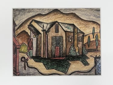 Rolph Scarlett (1889-1984) Pastel/Paper