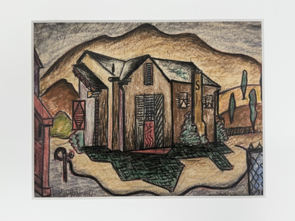 Rolph Scarlett (1889-1984) Pastel/Paper (1 of 3)