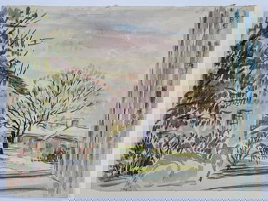 Artist Unknown Watercolor/Paper