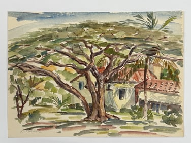 L. Turner (20th c.) Watercolor/Paper