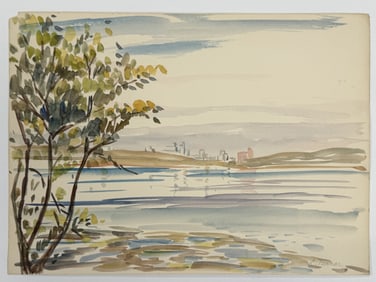 L. Turner (20th c.) Watercolor/Paper