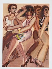 Lester Johnson (1919-2010) Signed Lithograph