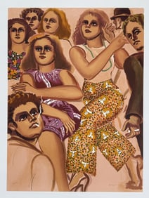 Lester Johnson (1919-2010) Signed Lithograph