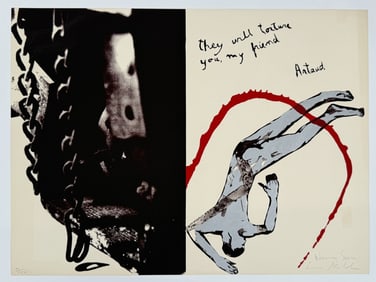 Nancy Spero, Leon Golub Signed Screenprint