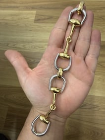 Gucci Equestrian Bracelet Large Horse Bit Link