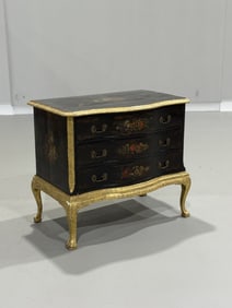 Early French Chinoiserie Bombe Chest