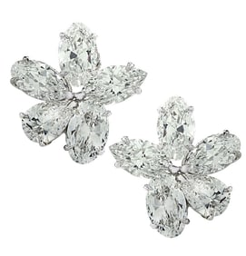 GIA Certified 9.91 Carat Vivid Diamonds Flower