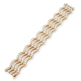 1970s Van Cleef & Arpels 26 Carat Diamond Bracelet