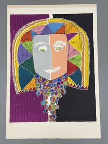 Gloria Vanderbilt (American 1924-2019) Serigraph