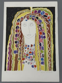 Gloria Vanderbilt (American 1924-2019) Serigraph