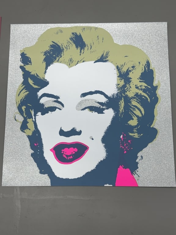 Andy Warhol Diamond Dust Marilyn 36 x 36 (1 of 5)