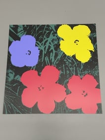 Andy Warhol Flowers Series 35.5 x 35.5