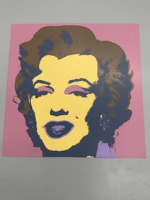 Andy Warhol Marilyn Manroe 36 H x 35.5 w