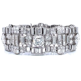 LaCLOCHE FRERES PARIS Art Deco Platinum Diamond