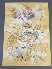 John Matos Crash 41.5 H x 29.5 wide