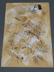 John Matos Crash 41.5 H x 29.5 Wide