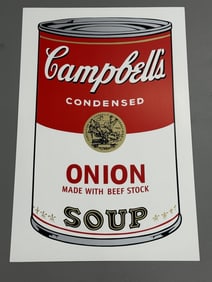 Andy Warhol Campbells Soup 35 H x 23 W