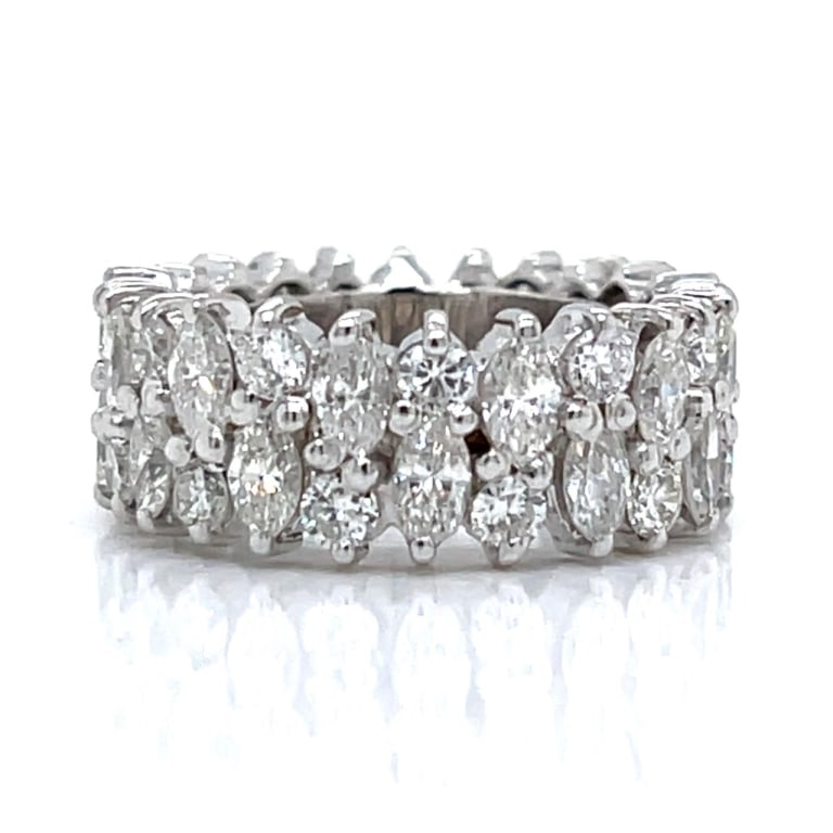 1950’s Platinum 6.70 Ct. Diamond Eternity Band (1 of 1)