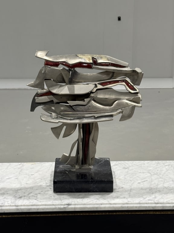Possibly Michel Gino Metal Sculpture (1 of 6)
