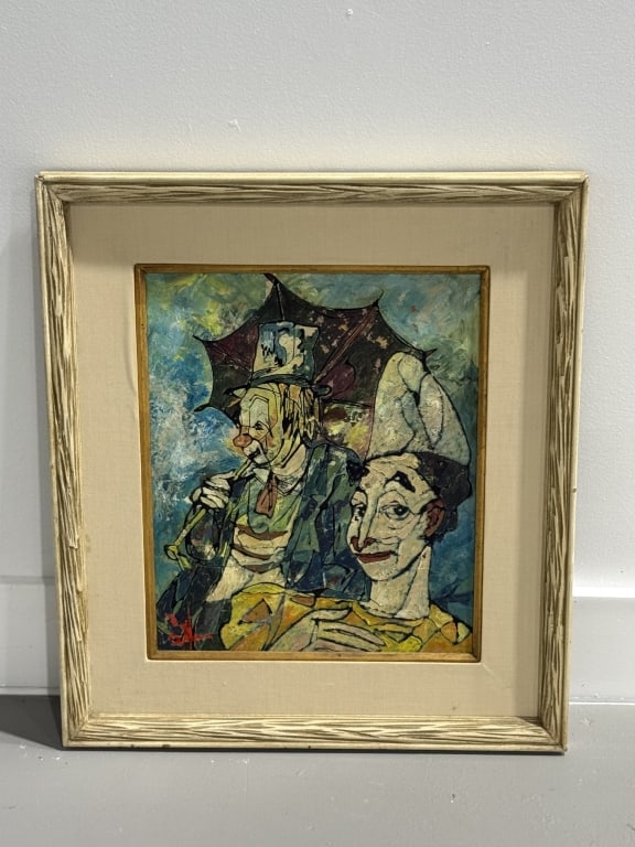 Pierre Catton, French Mid Century Painting Signed (1 of 6)