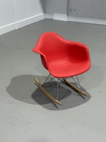 Modern Red Rocking Chair