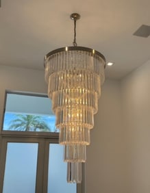 Massive Modern Drop Chandelier
