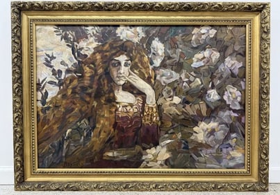 Attributed Mikhail Vrubel (1856-1910) Oil/Canvas