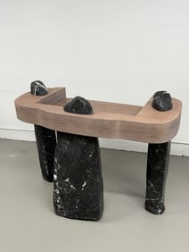 Italian Marble & Teak DJ Booth