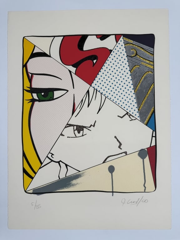 John 'Crash' Matos (b. 1961) Embellished Serigraph (1 of 5)