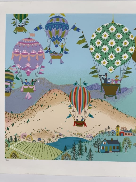 Jack Hofflander (1920-2003) Signed Serigraph - 3