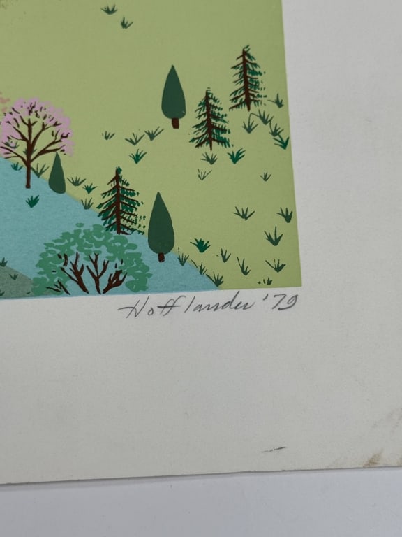 Jack Hofflander (1920-2003) Signed Serigraph - 4