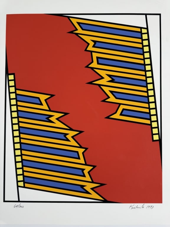 Nicholas Krushenick (1929-1999) Signed Serigraph - 2