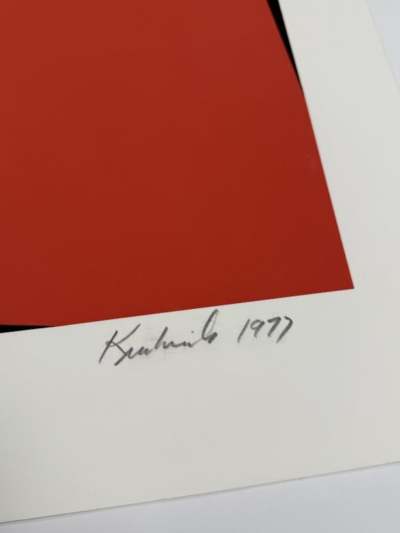 Nicholas Krushenick (1929-1999) Signed Serigraph - 3