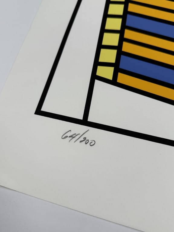 Nicholas Krushenick (1929-1999) Signed Serigraph - 4