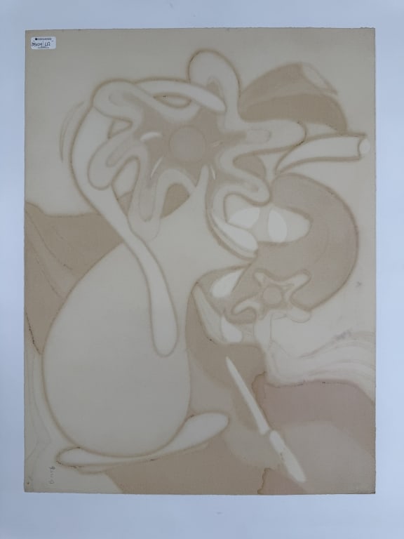 R.J Barry Collagraph Print - 4