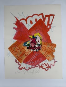 John 'Crash' Matos (b. 1961) Signed Serigraph