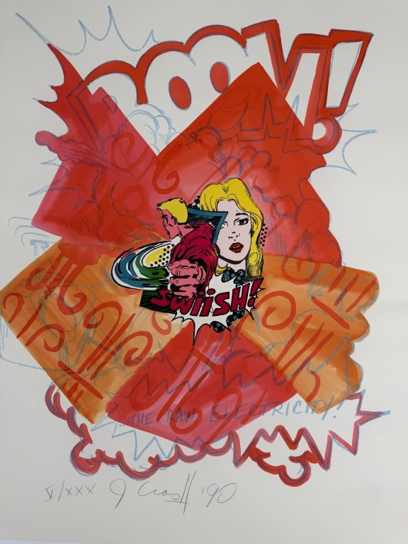 John 'Crash' Matos (b. 1961) Signed Serigraph - 2