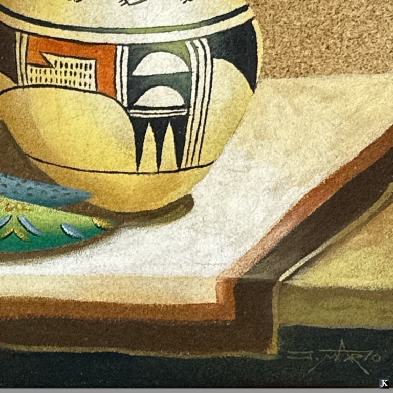 Mario Jung Southwestern Still Life Painting - 4