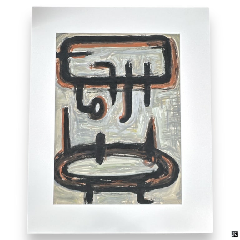 Rolph Scarlett Watercolor "Abstract Composition" (1 of 3)