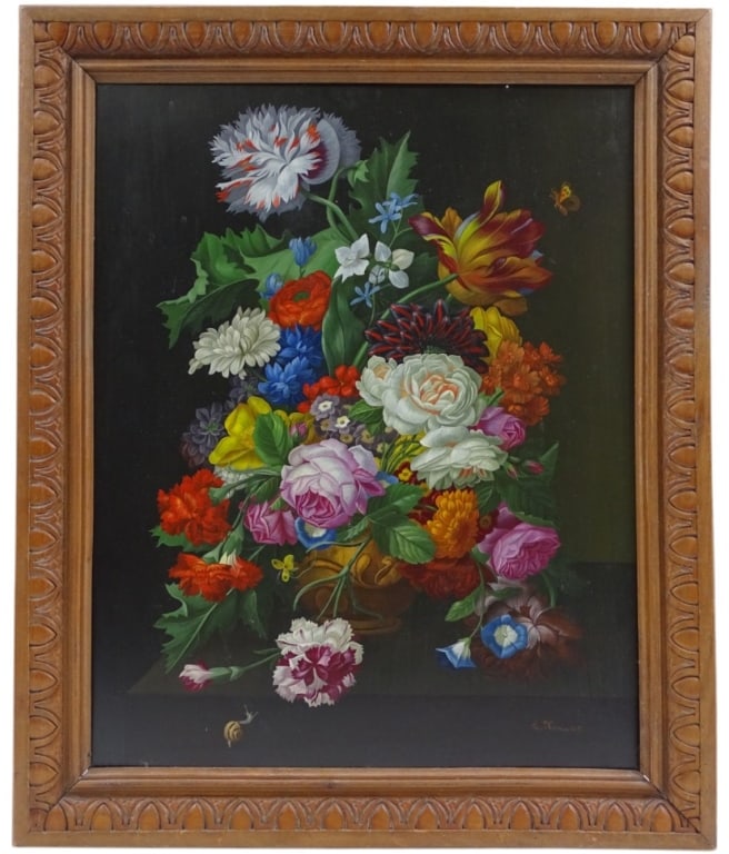 Lina Krause Oil on board "Still Life" (1 of 6)