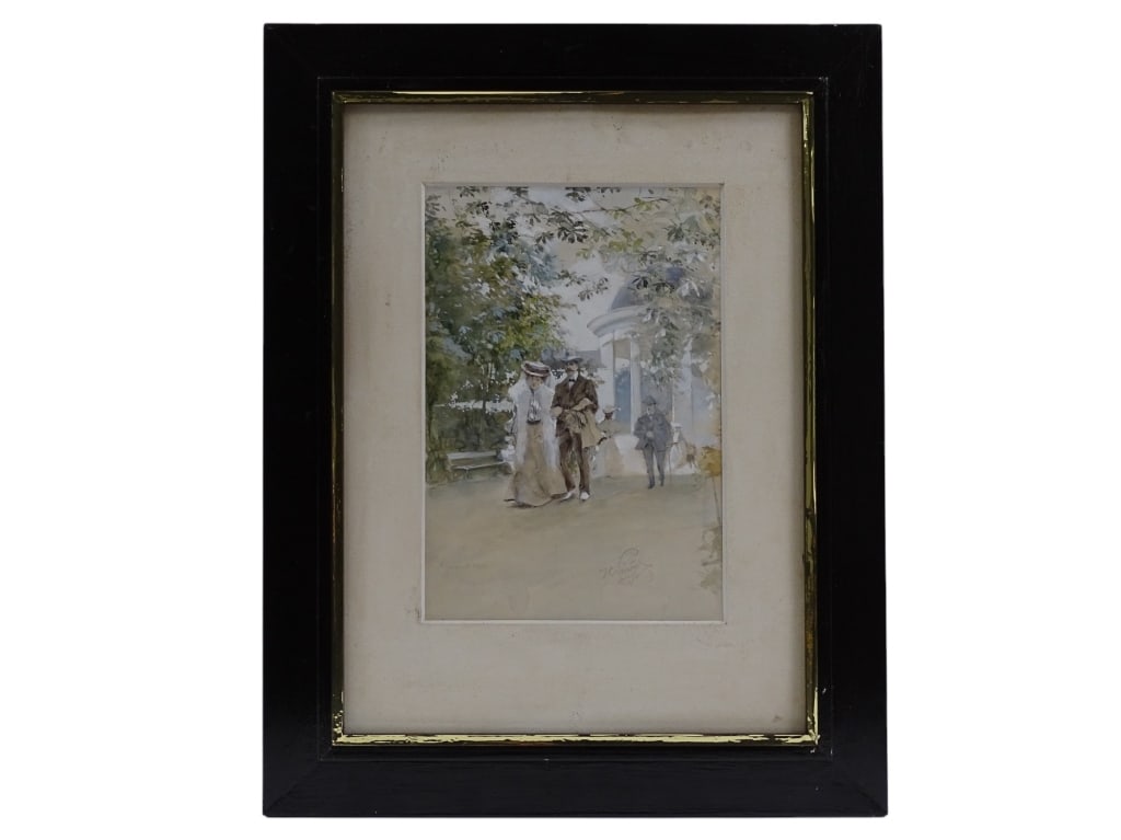 Early 20th C French Watercolor Illustration (1 of 8)