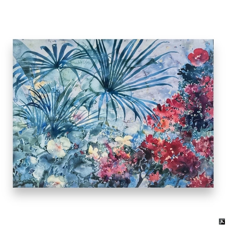 Large Original Watercolor on Paper (1 of 4)