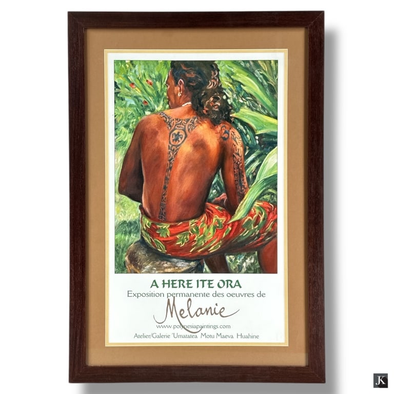 Framed Color Poster "Melanie Polynesia Paintings" (1 of 5)