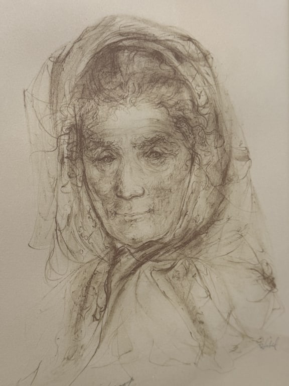 Edna Hibel (1917-2014) AP Signed Lithograph - 2