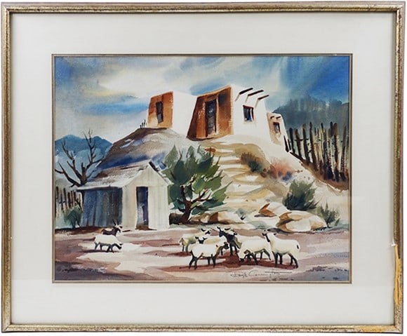 Doyle Courington W/C "New Mexico Sun Patterns" (1 of 7)